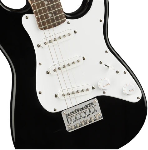 GUITARRA ELECTRICA SQUIER 037-9600-506 DEBUT STRAT LRL WPG BLK - Imagen 4