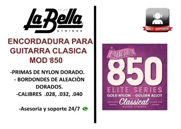 CONCERT NYLON LA BELLA GUITARRA  PPE - Imagen 2