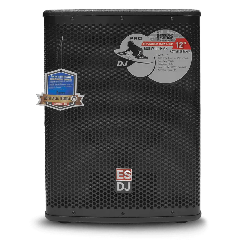 SUB-BAJO AMPLIFICADO 12 ES-POWERMAX 112SW DJ PRO