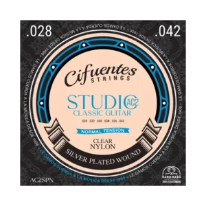 [AC2-NP-GC-TN-S12-CS] CUERDA Set 12-Clasica-Studio AC2-Nickel Plated-Normal Tension CIFUENTE